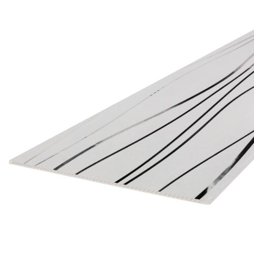 Панель ПВХ Stella Light Голография Серебряные Нити 2700х250х8 (10шт.упак.)