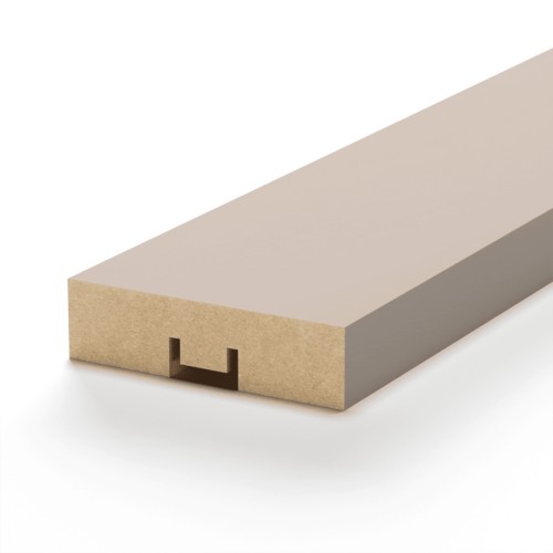 Интерьерная Рейка МДФ STELLA Планкен De Luxe Sandgrau 16*60*2700 (уп.6 шт.)