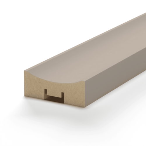 Интерьерная Рейка МДФ STELLA Планкен Рекесс De Luxe Sandgrau 19*50*2700 (уп.4 шт.)