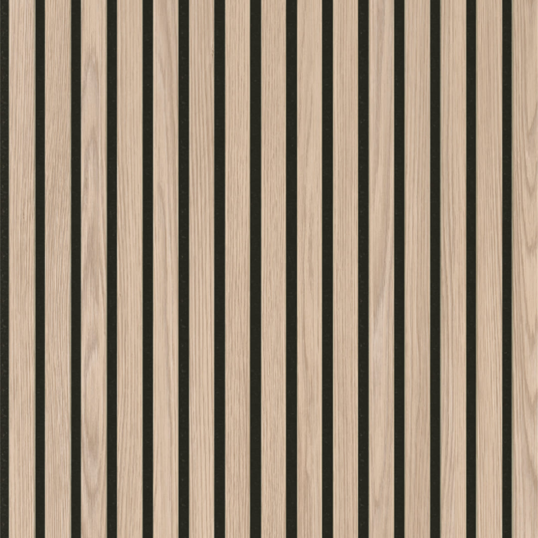 Панель Стеновая Акустическая Stella Trend Light Дуб Снежный 2780х600х21 (упак. 1шт.) — изображение 2