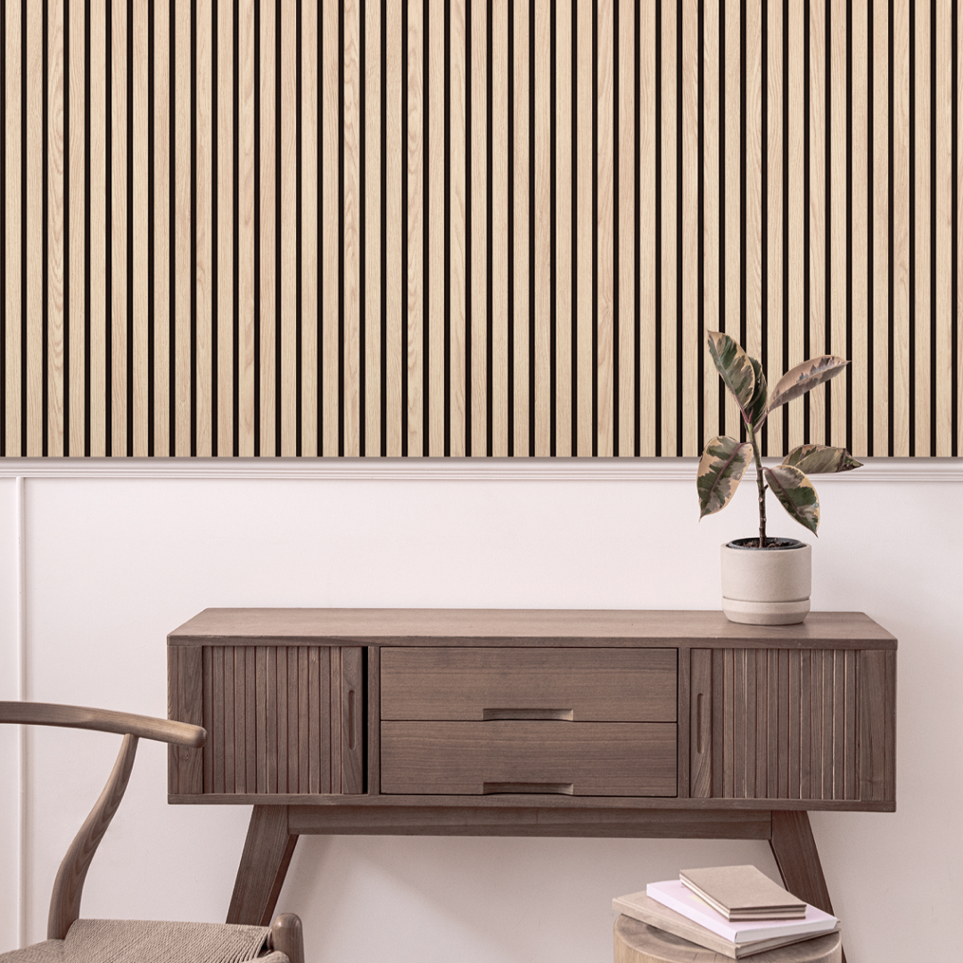Панель Стеновая Акустическая Stella Trend Light Дуб Снежный 900х600х21 (упак. 1шт.) — изображение 5